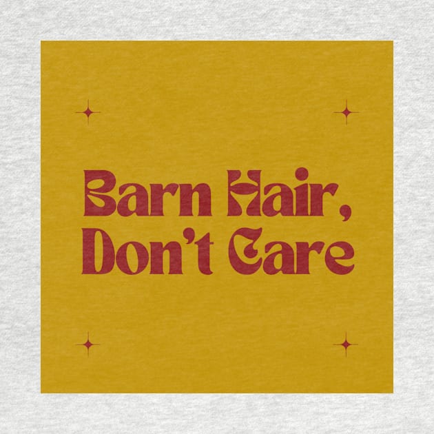 Barn Hair, Don’t Care by Outlaw Spirit